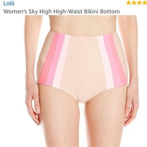 Lolli Cute high waisted swim bottoms/Halloween cst